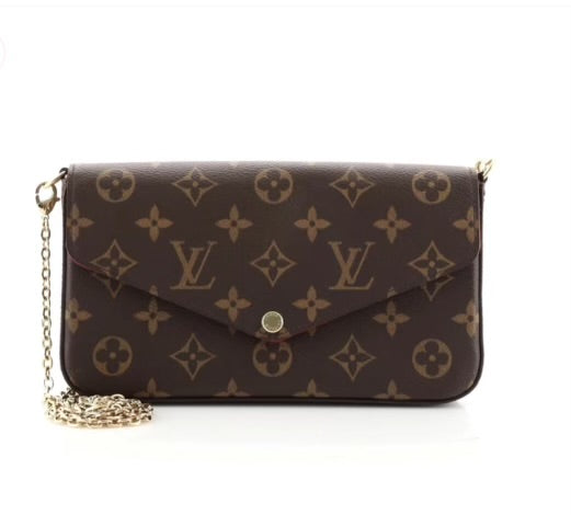 Monogram Chain Crossbody