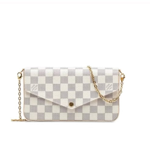 Monogram Chain Crossbody